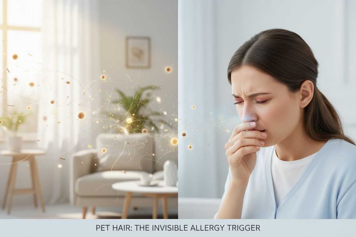 Pet hair isn’t just messy — it’s a hidden allergy trigger.